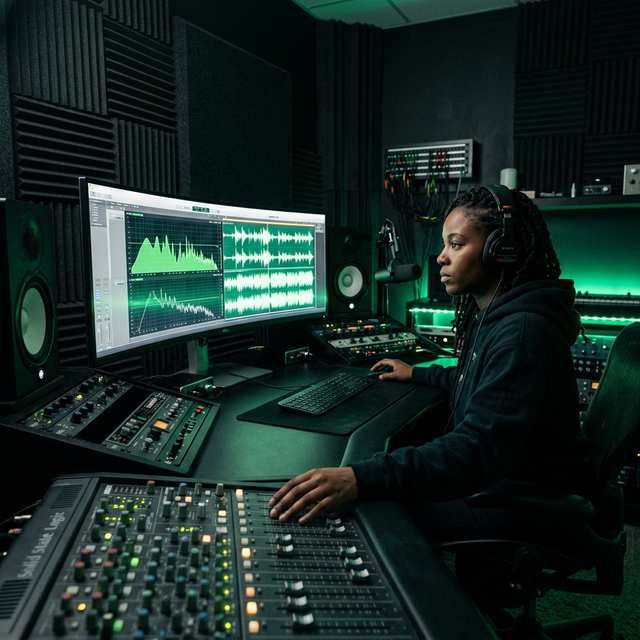 Audio fingerprinting analysis studio